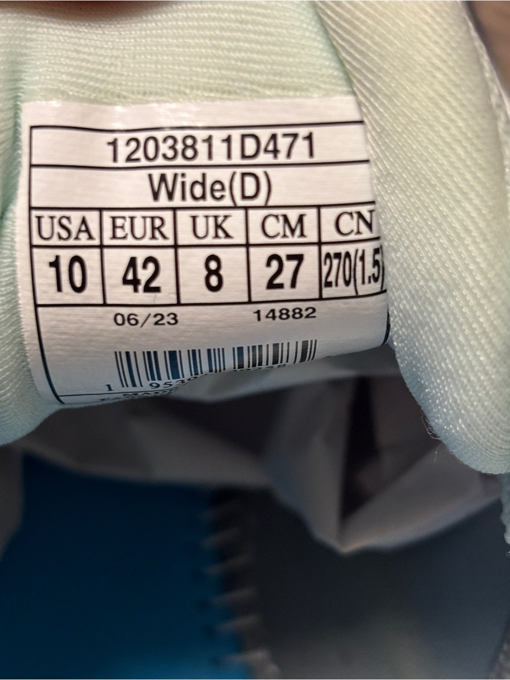Brooks Adrenaline GTS 23 Wide Women’s Road Running Shoes 10 Wide NO INSOLES Blue - Picture 8 of 11